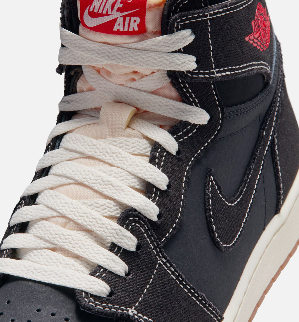 Air Jordan 1 Retro High OG Flight Club Men's Lifestyle Shoes - Black / University Red / Sail / Gum Medium Brown