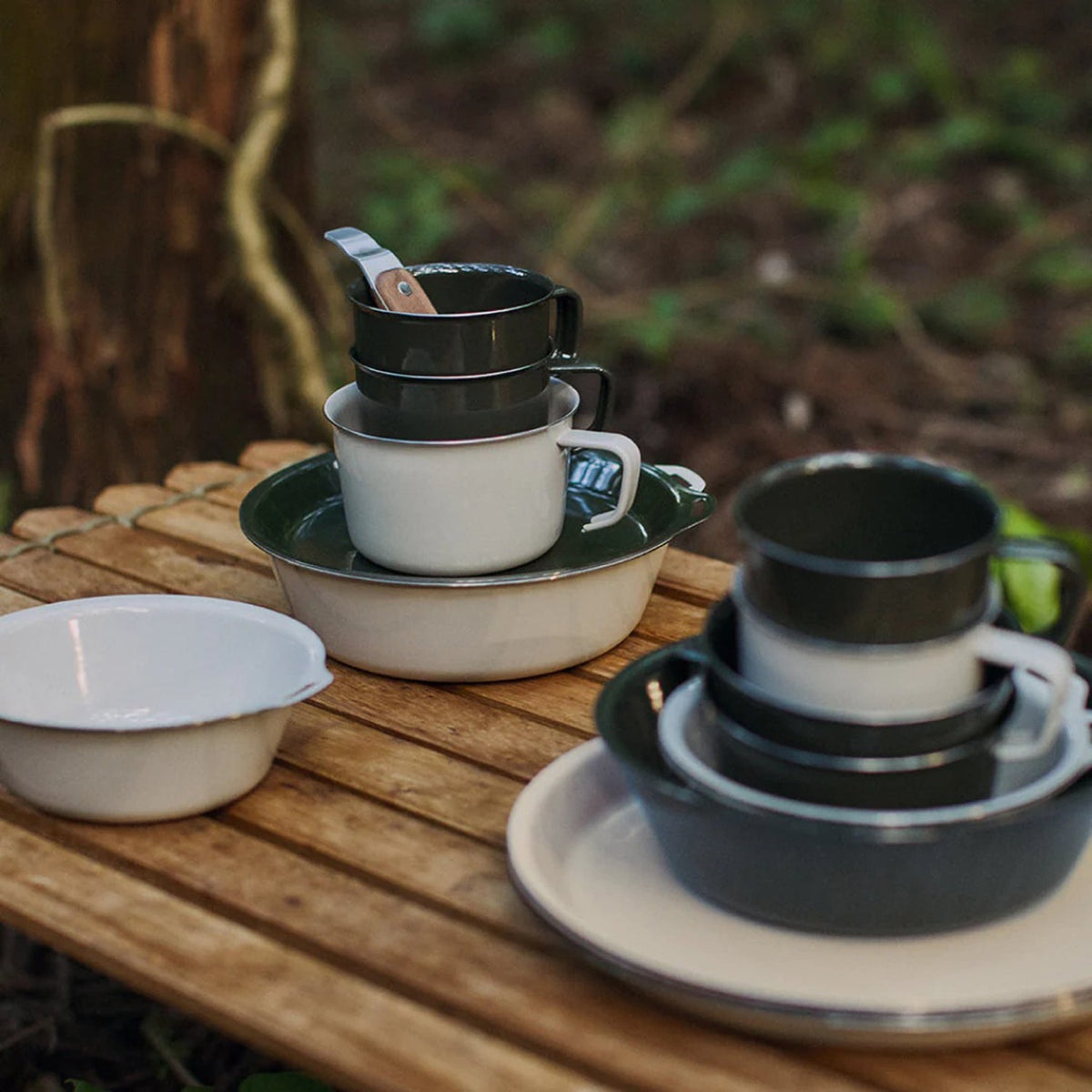 Kinto Foris Plate 195mm: Ash Green